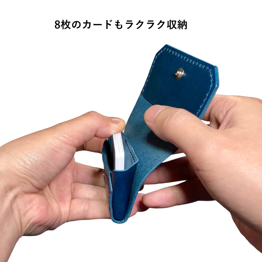 本革カードケース ミニマリスト向け キャッシュレス財布 容量