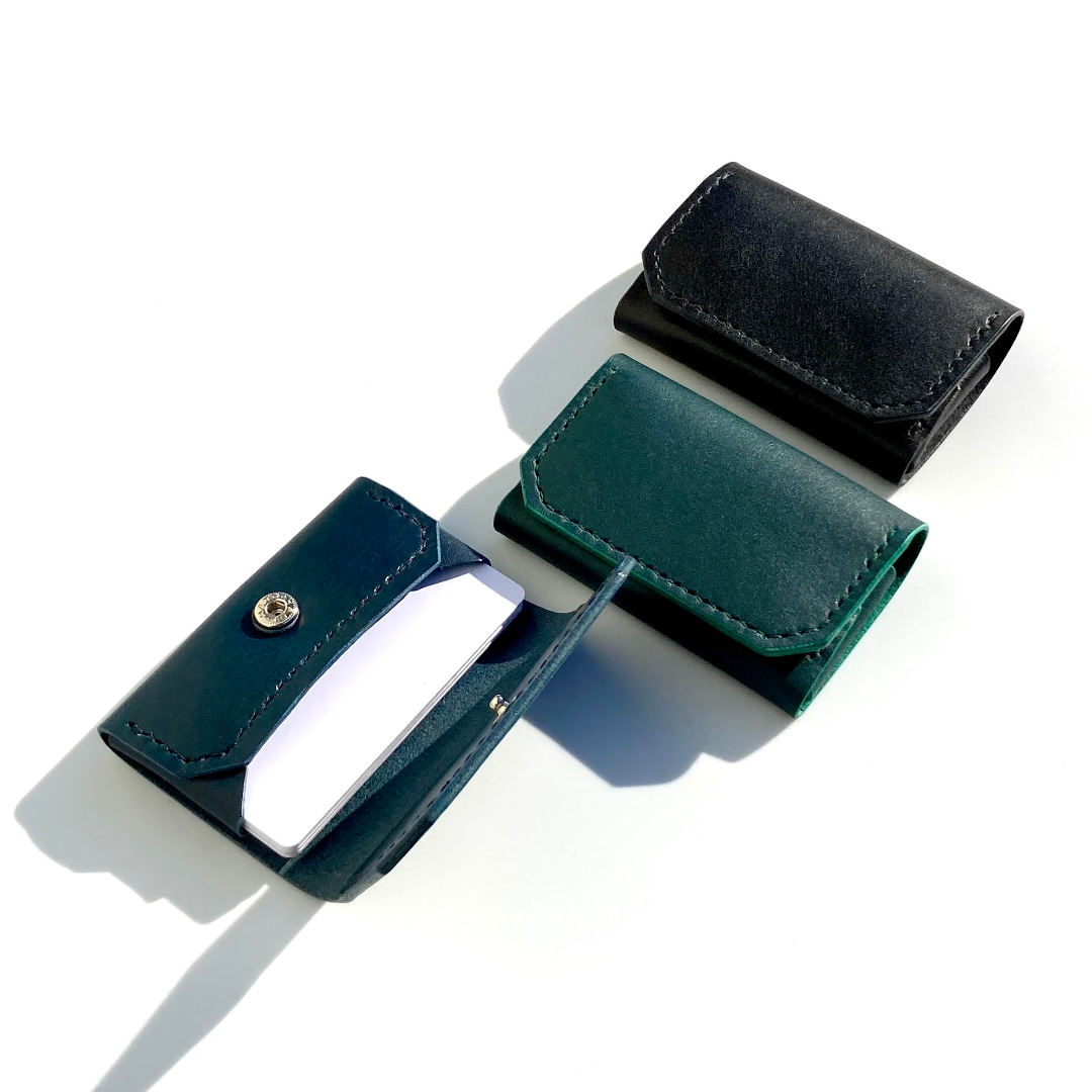 本革カードケース ミニマリスト向け キャッシュレス財布 メイン画像