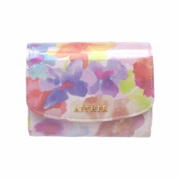 エナメルレザー「ルリアン」二つ折り財布（かぶせ）｜エーテルより