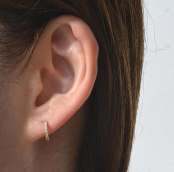 アイキャッチ マイクロセッティング・スモールピアス【K18YG】sowi