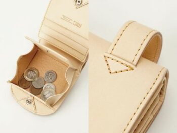 ナチュラルヌメ ヒップポケット革財布(小銭入れ付き)|micより
