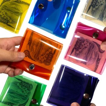 透明ミニ財布　クリアウォレット