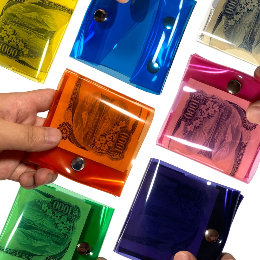 透明 遊び心ある面白い財布 RYOTA MIYAGI