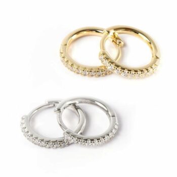 KYKLOS-STR CV PAVE HOOP PIERCE|Ops.より