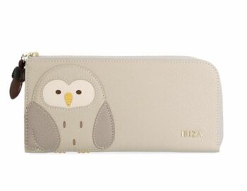 アニマーダ　牛革　L字ファスナー長財布(フクロウ)｜イビサより