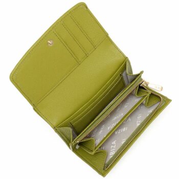 牛革　かぶせ二つ折り財布｜イビサより