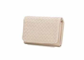 ソフトメッシュ 中L字ファスナー二つ折り財布|micより