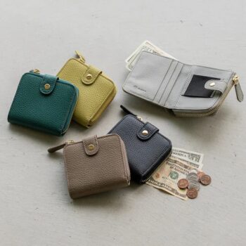 「ゴムが叶える収納革命」RANOVA SQUARE（ラノーバ スクエア）イタリアンレザー 薄型ミニ財布｜MURAより