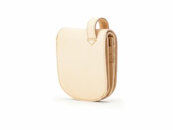 ナチュラルヌメ　ヒップポケット革財布（小銭入れ付き）｜micより