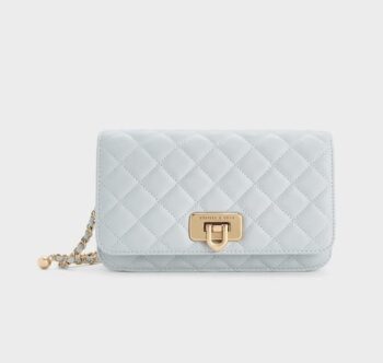 Cressida クレシダ キルトプッシュロッククラッチ｜チャールズアンドキースより