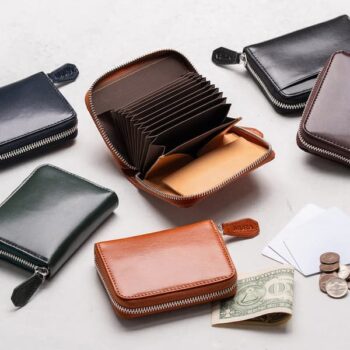 イタリアン_フルグレイン じゃばら式 スキミング防止 コンパクトミニ財布｜MURAより