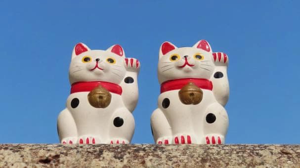 招き猫　金運　風水