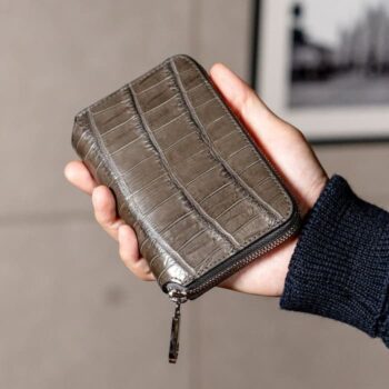 ナイルクロコダイル RFミドルウォレット(ラウンドファスナー深札入れ)|チマブエより