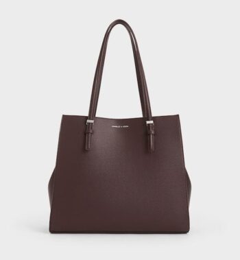 Sansa サンサ クラシックダブルハンドルトートバッグ｜チャールズアンドキースより