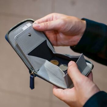 フレンチカーフ RFスモールウォレット（ラウンドファスナー二つ折り財布）｜チマブエより