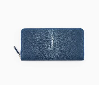 ラウンドジップ長財布（グルービングステッチ）｜SAPPHIRE｜アトリエ アクナスより