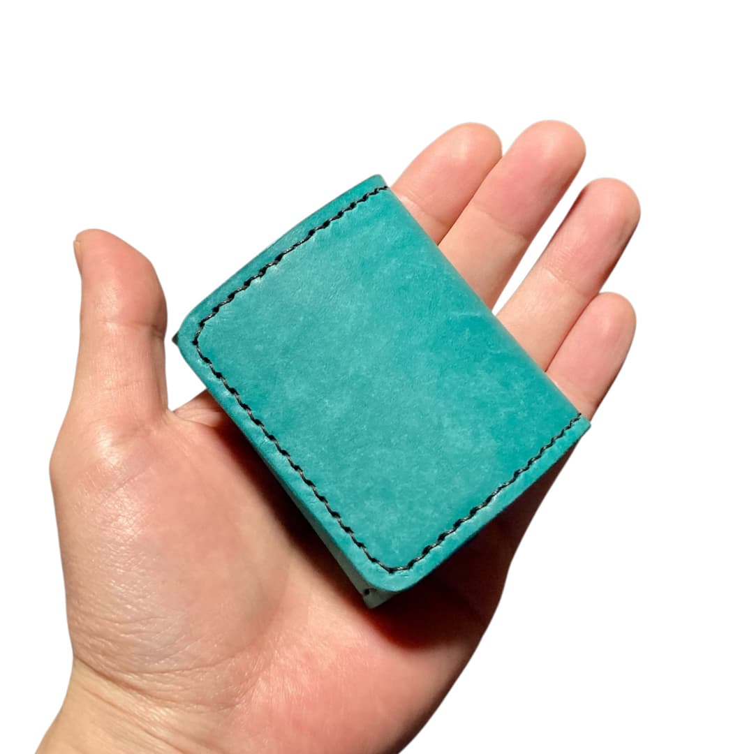 ボックスコインケース マヤショルダー TBNO 手に持った状態