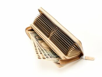 ナチュラルヌメ ラウンドマルチウォレット|micより