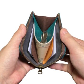 人と被らない メンズ財布 ハンドメイド