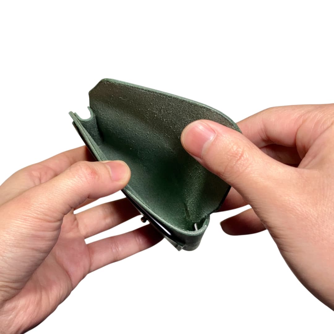 クロスフラップカードケース オープン