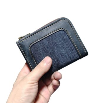 革とデニム｜手縫いの個性的なノンブランド財布