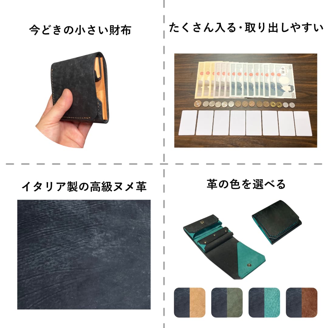 お札を折らないキャッシュレス財布 概要